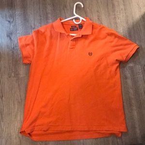 Chaps orange short sleeve shirt